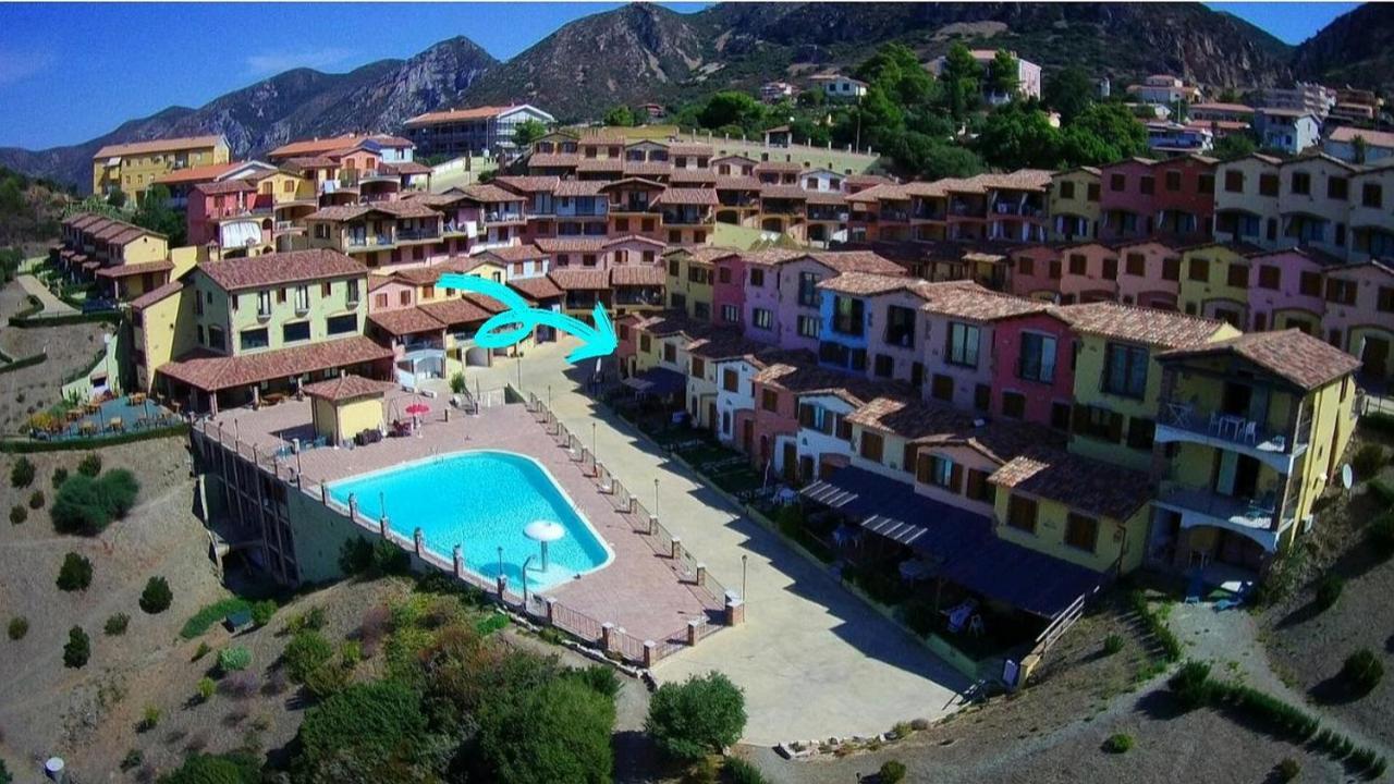 L'Estasi Tanca Piras A Bordo Piscina Con Vista Mare Villa Nebida Bagian luar foto