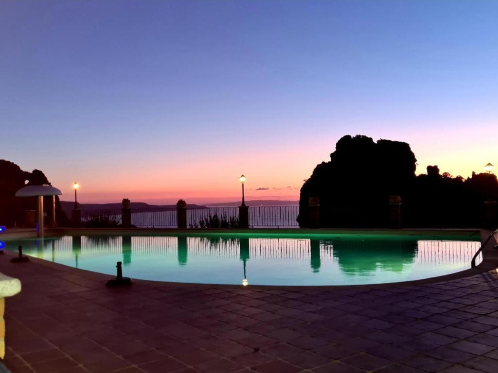 L'Estasi Tanca Piras A Bordo Piscina Con Vista Mare Villa Nebida Bagian luar foto
