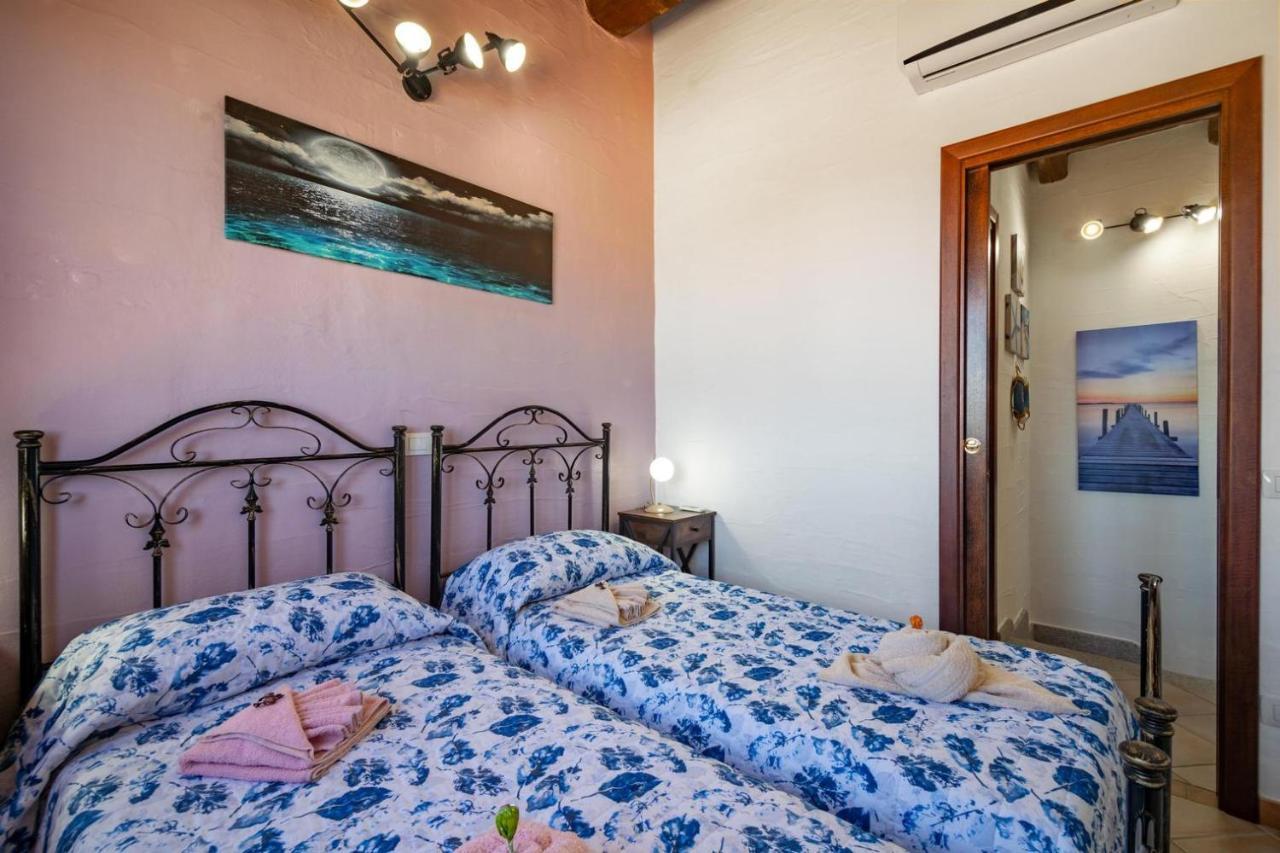 L'Estasi Tanca Piras A Bordo Piscina Con Vista Mare Villa Nebida Bagian luar foto